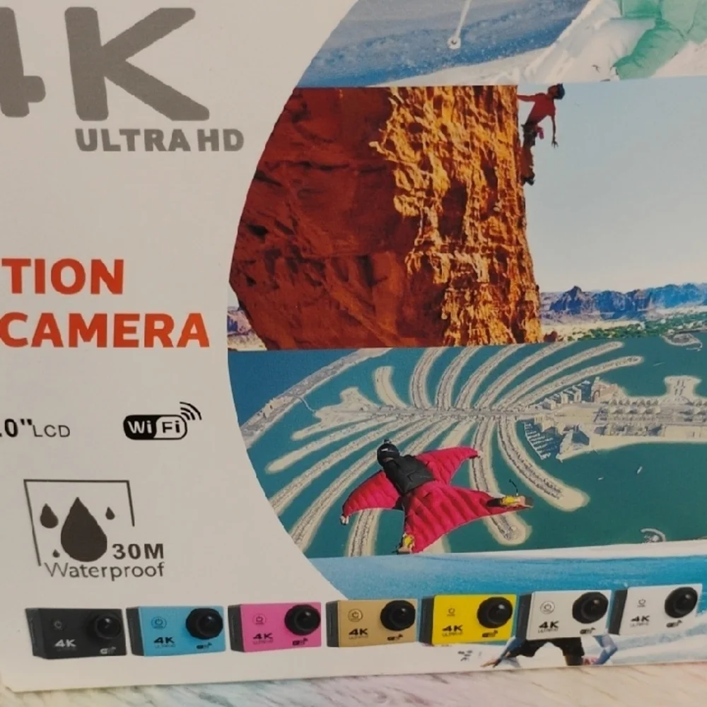 New 4K Ultra HD Wi-Fi Action Camera (26 CRATE) #22 BUILDING)